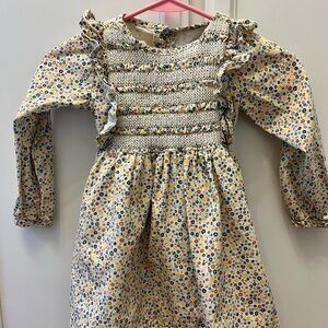 Maison Me Adorable Floral Long Sleeve 4Y Dress